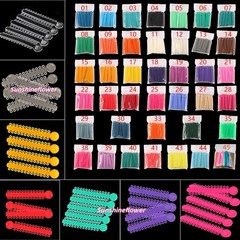 1 Bag Dental Orthodontic Ligature Ties Elastic Rubber Bands 45 Colors 1040 Pcs