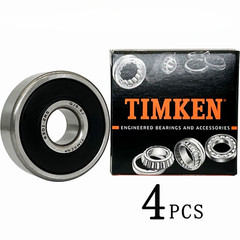 (4Pcs)TIMKEN 6301-2RS 12X37X12MM Double Rubber Seal Ball Bearings 6301RS