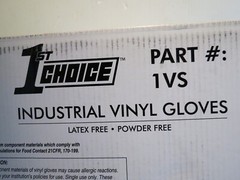 1ST Choice Industrial 1VS Powder-Free Vinyl Gloves 10 Boxes X 100 Gloves – SMALL