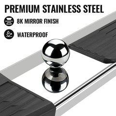 Running Boards for 2004-2014 Ford F150 Regular Cab 6″ Stainless Steel Side Steps