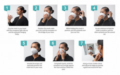30 KN95 5-Layer Face Mask Individually Wrapped Soft Skin-Friendly Low Resistance