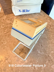 Lot of 8 XRITE 400 SERIES DENSITOMETERS + 918 COLORIMETER + SPARES For PARTS N/W