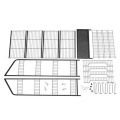 4 Tier Retail Snack Candy Display Rack Stand Basket Holder Display Organizer
