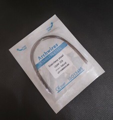 100Pcs 10Packs Dental Orthodontic Stainless Steel Arch Wires Round Natural Form