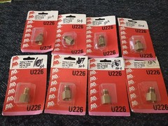 Anderson Barrows Tubing To Female Pipe Coupling Part No. Bp46 8 Lot 1/4″ X 1/4″