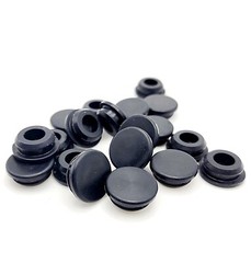 10X 1/2″ Solid Rubber Grommet Panel Plug for 1/8” Thick Wall 5/8″ OD 10 Pack
