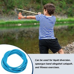 13 Ft(4M) Latex Rubber Tubing, 3/16″(4mm)ID 1/4″(7mm)OD, Blue