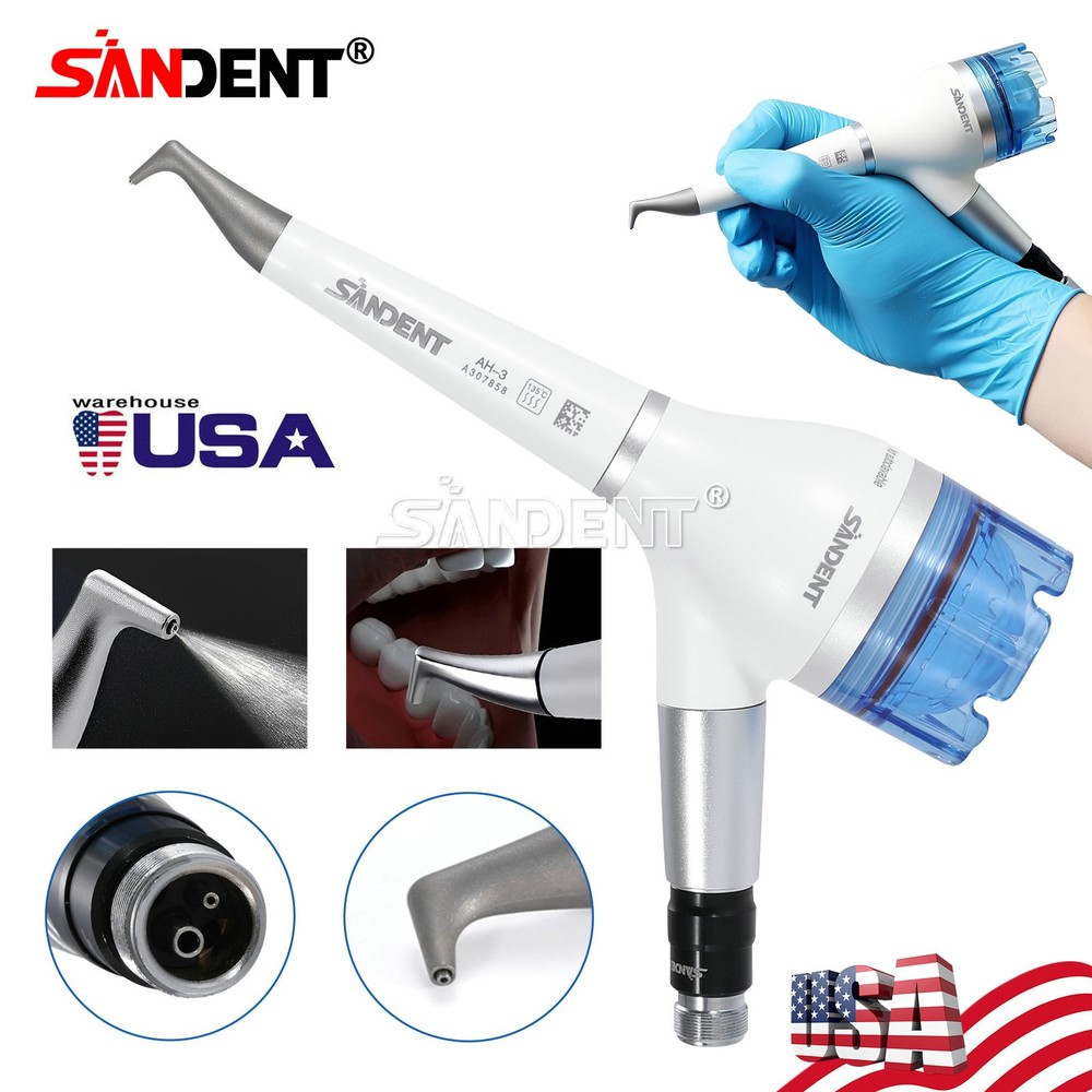 Dental Air Flow Teeth Polishing Polisher Hygiene Prophy Handpiece 2Holes/ 4Holes