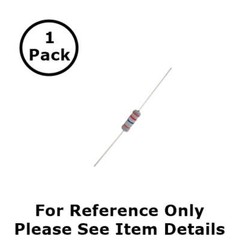 NTE 2W515 1.5M Ohm (1.5 Meg Ohms), 2 Watt, 2% Flame Retardant Resistor ~ 1 Pack