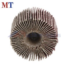 5 Pack Shank Mounted Flap Wheels 120 Grit Aluminum Oxide 1-1/2″x1″x 1/4″