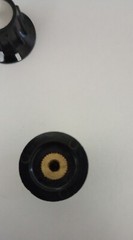 25ea Alcoswitch TE AMP PKA50B1/8 Knob, Phenolic, 0.795 in., 0.125 in.