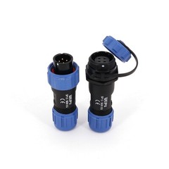 SP13 Waterproof IP68 In-Line Male and Female Circular Cable Plug Connector
