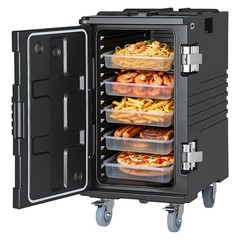 Uimoso 127Qt Insulated Food Pan Carrier Hot Box Food Warmer With Wheels