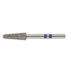 10pcs/pk Zirconia Adjustment Diamond Burs Z856/025M Round End Taper Medium Grit