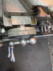 South Bend H-10 lathe Cross Feed Large 3″ dial,easy read (Fits over ~1.51″ dial)