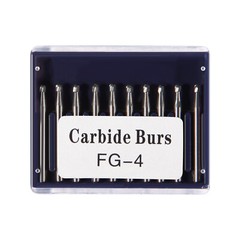10Pcs Dental Tungsten Carbide Round Burs FG4 FG 1.6mm for High Speed Handpiece