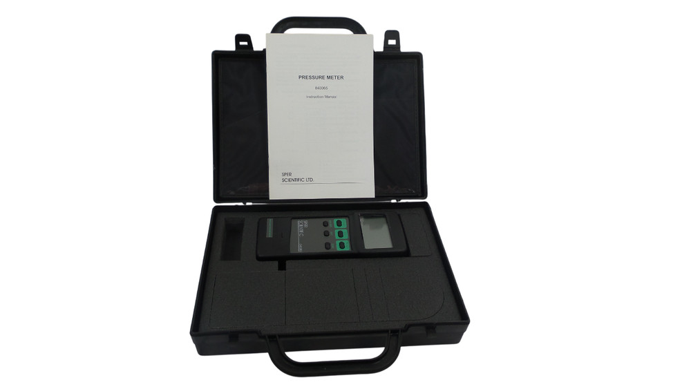 SPER SCIENTIFIC 840065 Wide Range Pressure Meter – Free Shipping