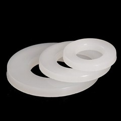M2M2.5M3M4M5M6M8M10M12M14M16M18M20M22M24 Nylon Metric Plastic Flat Washers White