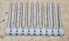 HILTI X-DNI 62MX 34386 – 62mm or 2-1/2” collated galvanized nails – 100 count