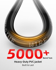 14 AWG Marine Grade Tinned Copper Wire, Waterproof Electrical Cable for Boat, RV