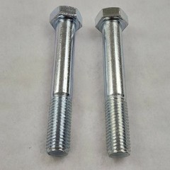 (Qty 10) 3/4-10 x 5″ Hex Head Bolts Cap Screws Grade 5 Steel Zinc Plated (PT)
