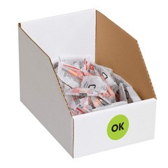Tape Logic Aviditi Tape Logic 1″ Circle Label, “OK”, Fluorescent Green, Roll …