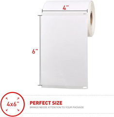 [2 Rolls, 440 Labels] 4”X 6” Postage Thermal Shipping Labels 4X6 Thermal Labels