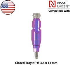 Dental fits Nobel Active NP/RP Impression Transfer Coping Open Close Tray Analog