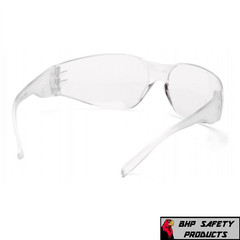Safety Glasses, Scratch-Resistant, Anti-Fog, Clear Lens Color, Lot of 12