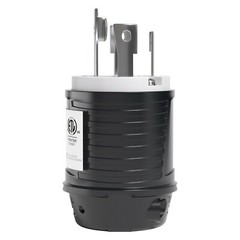 4-Prong 30 AMP Replacement Locking Male Power Cord End NEMA L14-30P 7500 Watt