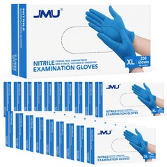 2000/case JMU Nitrile Gloves Disposable Medical Exam Ocean Blue Gloves XS/S/M/L