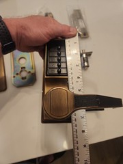 Kaba Simplex 1011Push Button Lock 1011-05-41 Antique Brass