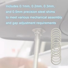 M15 Precision Stainless Steel Shim Washer 0.1/0.2/0.3/0.5mm Spacers