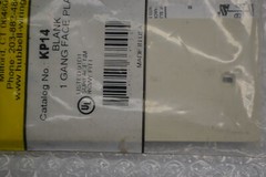 HUBBELL KP14 GANG FACE PLATE LOT OF 2 NSMP