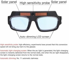 Welding Glasses Auto Darkening Safety Goggles Solar True Color Welder Glasses