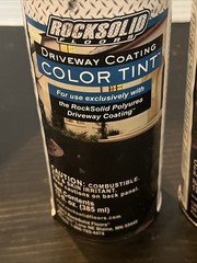 Pair Or ™RockSolid Polyurea Driveway Coating™ Color Tint 13 Fl Oz Each