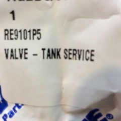 RE9101P5 propane tank on off valve – forklift fuel valve