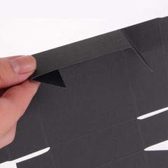 15pcs Small Corrugated Mailer Boxes with Lids for Mailing and Packaging Black