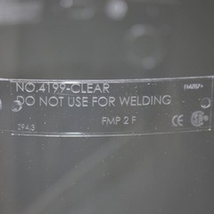 (12) Honeywell Fibre-Metal Faceshield Visor Windows 4199CL, Clear F400 F500 FH66