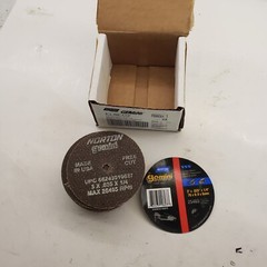 NORTON 66243510627 CutOff Wheel,GeminiFreeCut,3″x.035″x1/4″ 5A921, Box Of 25