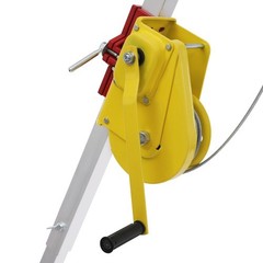 2600lbs Safety Confined Space Tripod Rescue Tripod Winch Adjustable 5.2-8ft Legs