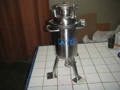 ATG Pharma 316L Stainless Pressure Vessel Tank 1 gal for capsule filling etc