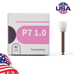 Dental Composite Polishing Kit 40pcs Disc Cup Point Bur Set CA 2.35mm Disposable