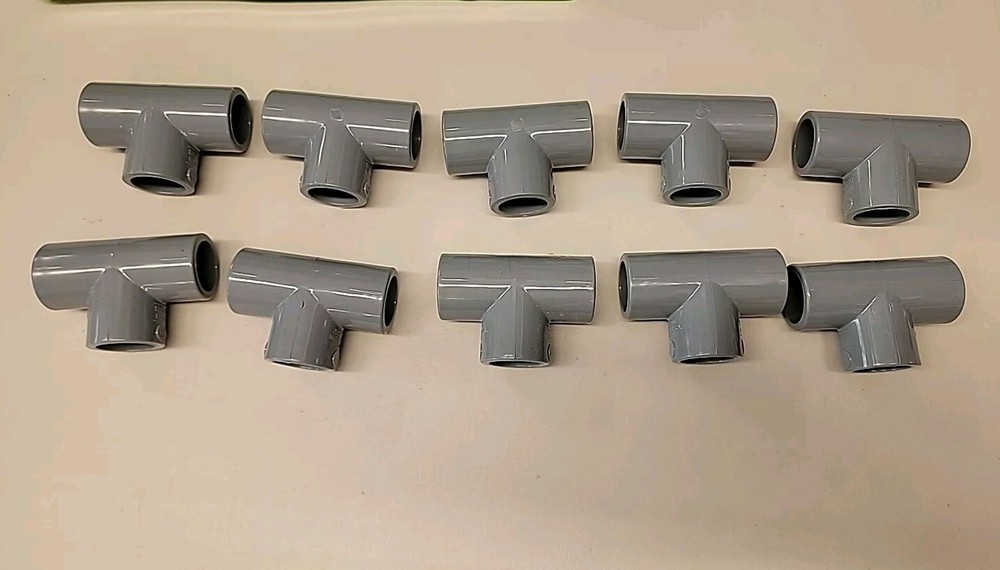 LOT OF 10 CPVC Schedule 80 3/4″ X 3/4″ X 3/4″ Tee
