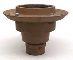 JAY R SMITH 2000 SERIES FLOOR DRAIN BODY 10 1/2″ OD FOR ADJUSTABLE STRAINER KB