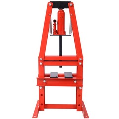 6 Ton Hydraulic Shop Press, Bench/Floor A-Frame with Plates Safety Valve