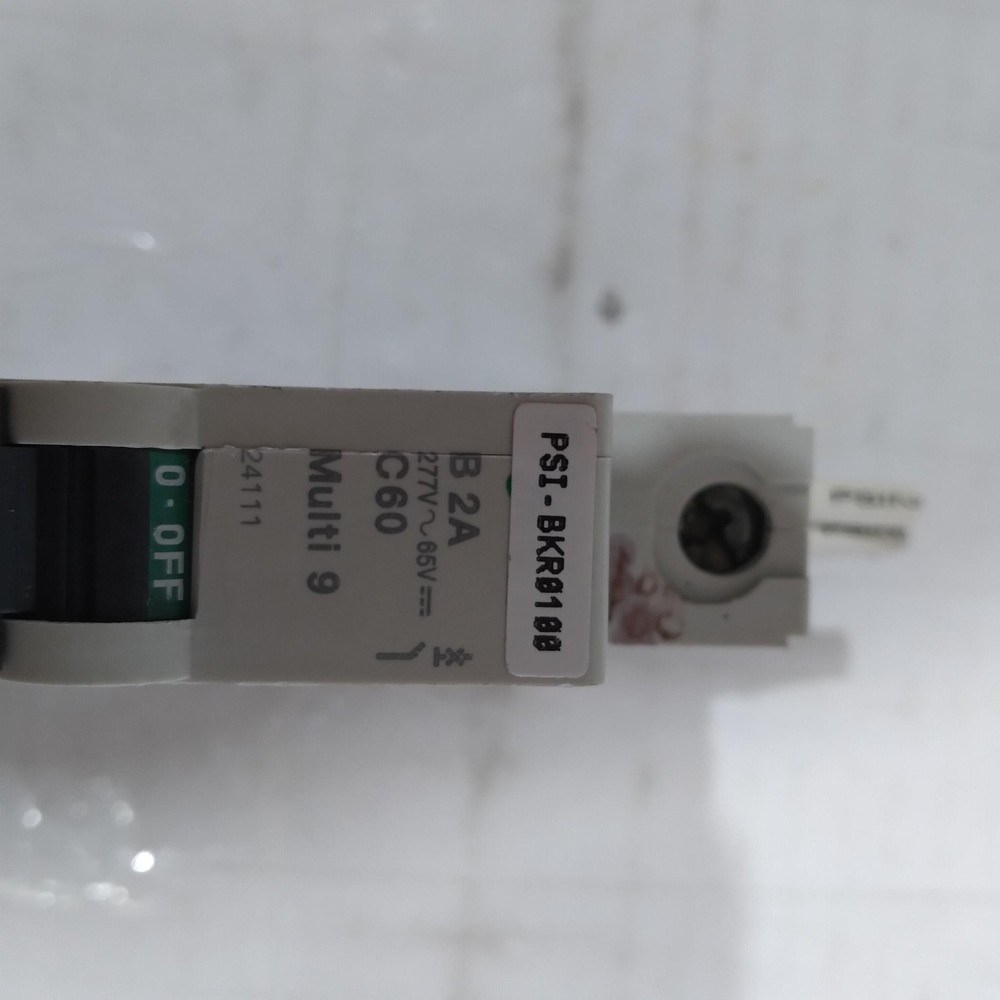 Schneider Electric 24111 circuit breaker 2A 277V 65V C60 MULTI 9 24111