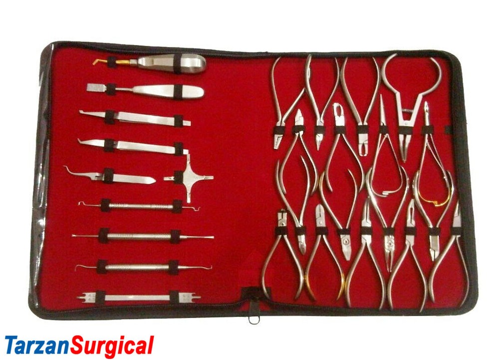 Set of 27 Pc Basic Orthodontics Dental Instruments Composite Kit