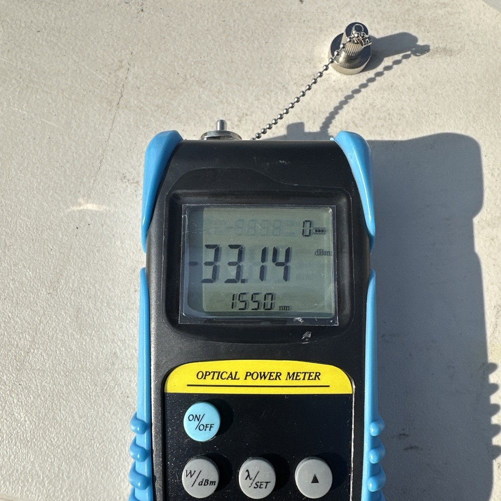 Portable Handheld Optical Power Meter Fiber Stripper Model #OPM6070B