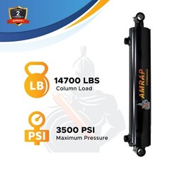 2.5×16 Hydraulic Cylinder-2.5″ Bore, 16″ Stroke -Welded Cross Tube Cylinder(new)